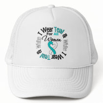 Cervical Cancer Ribbon For All Women Hats