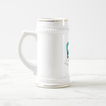 Cervical Cancer Ribbon My Hero My Daughter Mugs
