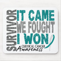 Cervical Cancer Survivor It Came We Fought I Won Mousepad