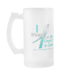 CERVICAL CANCER Teal & White Daughter-in-Law Coffee Mug