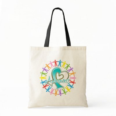 Cervical Cancer Unite in Awareness Canvas Bag by giftsforawareness