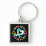 Cervical Cancer Unite in Awareness Keychains