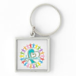 Cervical Cancer Unite in Awareness Key Chains