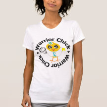 Cervical Cancer Warrior Chick Tshirts