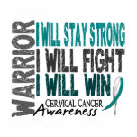 Cervical Cancer Warrior t-shirts