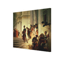Cesare Borgia leaving the Vatican canvas prints