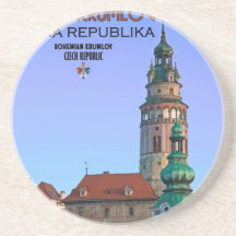 Cesky Krumlov - deux tours Dessous De Verre