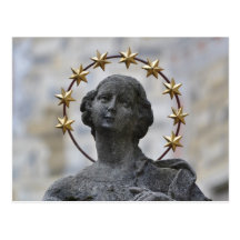 Cesky Krumlov Holy Virgin postcard