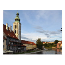 Cesky Krumlov St. Jošt postcard