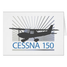 Cessna 150 Airplane Greeting Card