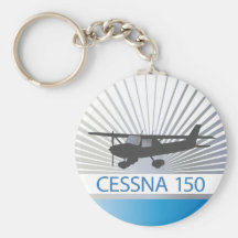 Cessna 150 Airplane Keychain