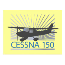 Cessna 150 Airplane Post Card