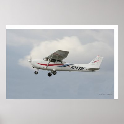 Cessna 172 on Takeoff Posters by Fight2FlyPhoto
