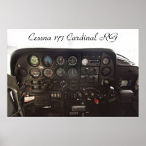 Cessna 177 Cardinal RG Instrument Panel Posters