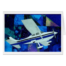 cessna 182 greeting cards