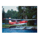 Cessna floatplane postcard