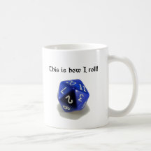 C'est comment je roule (d20) mugs à café