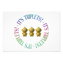 C'est des triplets ! faire-parts