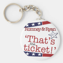 C'est le billet ! Romney et Ryan Porte-clé
