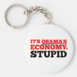 C'est l'économie d'Obama stupide Porte-clés