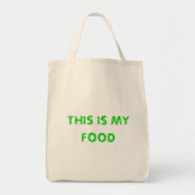 C'EST MA NOURRITURE SAC EN TOILE