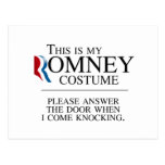C'EST MON COSTUME de ROMNEY RÉPONDENT SVP au DOOR. Carte Postale