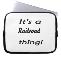 C'est une chose de chemin de fer ! trousse pour ordinateur portable