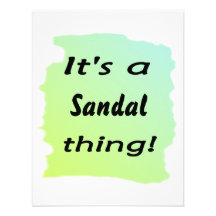 c'est une chose de sandale ! cartons d'invitation