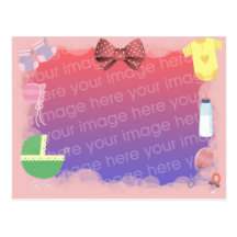 C'est une fille ! carte postale