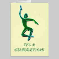 C'est UNE INVITATION de CÉLÉBRATION cartes