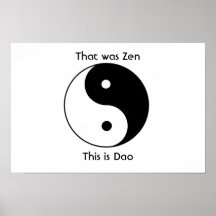 C'était zen poster