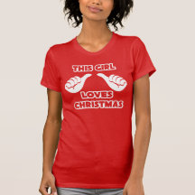 Cette fille aime la chemise américaine d'habilleme t-shirts