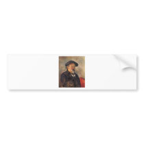 Cezanne - Self portrait with Barett Bumper Sticker