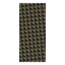 CF Carbonfiber Textured Personalized Rack Card