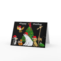 CF- Funny Animals Christmas Card