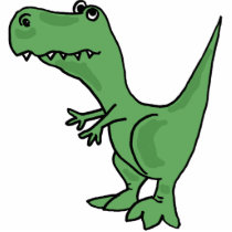 CF- Funny T-Rex Photo Sculpture