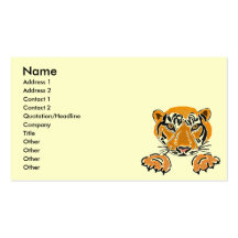 CF- Tiger and Frog Business cards