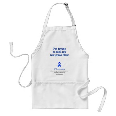 CFS Awareness apron by slamdunksapparel