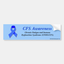 CFS Awareness bumper sticker