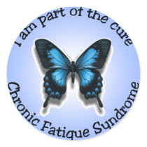 CFS Awareness stickers