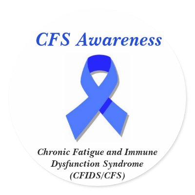 CFS Awareness stickers by slamdunksapparel