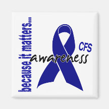 CFS Chronic Fatigue Syndrome Awareness Magnets