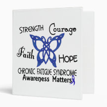 CFS Chronic Fatigue Syndrome Celtic Butterfly Binder