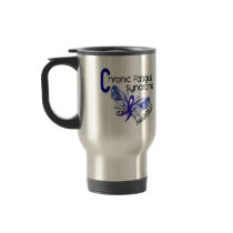 CFS Chronic Fatigue Syndrome Tattoo Butterfly Coffee Mugs