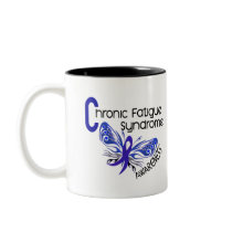 CFS Chronic Fatigue Syndrome Tattoo Butterfly Mug