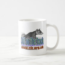CFZ on the track thylacine Mugs