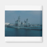 CGN 9 cruiser, nuclear powered Fridge Magnets