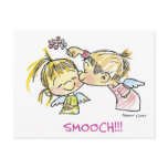 CH-007 Christmas Mistletoe Postcard