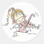 CH-008 Christmas Fiddler Sticker