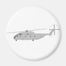 CH-53D cargo helicopter Refrigerator Magnets